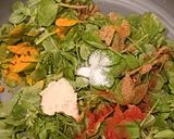 A picture of step 1 of Methi, Tomato and Red chilli Pickle Thepla.