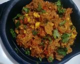 सोया पनीर भुर्जी (soya paneer bhurji recipe in Hindi) रेसिपी चरण 5 फोटो