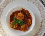 A picture of step 5 of Prawns masala.