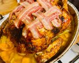 A picture of step 7 of Festive Turkey with Smoked Bacon.