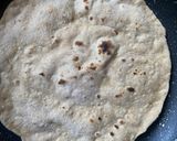 A picture of step 2 of Spinach Wrap.
