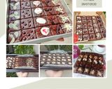 Foto langkah ke 1 dari resep Fudgy brownis shiny crust/resep brownis panggang ekonomis.