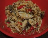 Foto langkah ke 4 dari resep Orak Arik Pedas Ikan Bawal Putih.