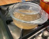 A picture of step 4 of Brown Rice with Vegetable Broth and Parsley.