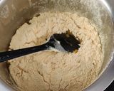 A picture of step 1 of Horlicks Mysore pak.