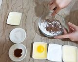 A picture of step 1 of Chocolate Sponge Cake.