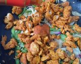 A picture of step 5 of Chicken Roll.