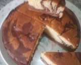 A picture of step 10 of Zebra cake.