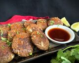 A picture of step 4 of Raw Jackfruit Tikki.