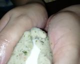 A picture of step 3 of Chicken Nargisi kabab.
