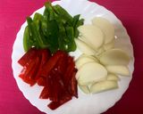 Foto del paso 1 de la receta: Noodles con verdura y pollo estilo oriental