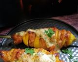 A picture of step 10 of Arabic shwarma my version.