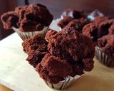 Foto langkah ke 9 dari resep Brownies Mekar Tepung Beras (Eggless).