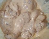 A picture of step 2 of Kfc style crispy fried chicken.