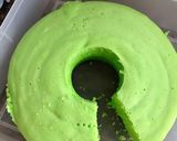 Foto langkah ke 6 dari resep Bolu kukus pandan ekonomis takaran sendok.