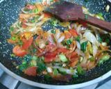 A picture of step 4 of Besan Bhurji.#anniversary.. Post 30.