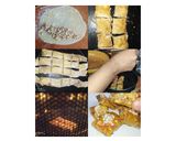 A picture of step 2 of Turkish almond Baklava.