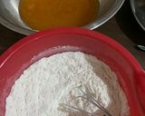 A picture of step 1 of Mirinda cake.