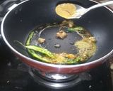 A picture of step 5 of Kala chana masala.