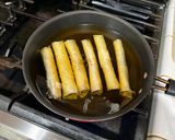 A picture of step 3 of Longanisa Lumpiang Shanghai.