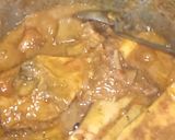 A picture of step 3 of Beef Paaye.