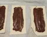 Une image de l'étape 3 de Torsades feuilletées Nutella noisettes.