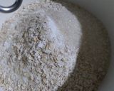 Foto langkah ke 1 dari resep Roti Tawar Oat Basic | Tanpa Telur | Full Susu | Less Ragi.