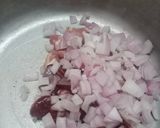 A picture of step 1 of Goat spleen roast.