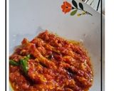 Foto langkah ke 8 dari resep Sambal Tempoyak Teri Resep Mami Desfita.
