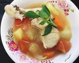 A picture of step 3 of Clean Chicken and Potato Soup.