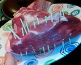 Foto del paso 3 de la receta: Colita de cuadril rellena o "mechada"