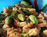 Foto langkah ke 3 dari resep Udang pete cabe ijo.