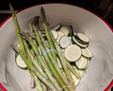 A picture of step 1 of Courgette and Asparagus Tart.