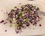 Foto del paso 4 de la receta: Ensalada de pimientos coloridos y granizo