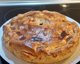 Une image de l'étape 7 de Tourte forestière aux champignons et poulet.