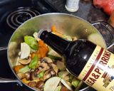 Foto del paso 3 de la receta: Verduras con vino tinto