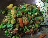 बीन्स मटर सब्जी (beans matar sabzi recipe in Hindi) रेसिपी चरण 7 फोटो