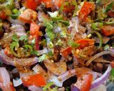 A picture of step 4 of Kale chane ki chaat.