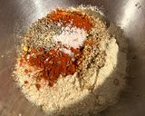 A picture of step 2 of Brown rice nippattu.