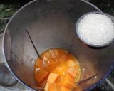 पपीता ऑरेंज जूस (papita orange juice recipe in hindi) रेसिपी चरण 3 फोटो
