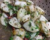 A picture of step 3 of Falahari aloo.
