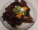 A picture of step 6 of Christmas special Honey pork chops.