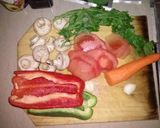 Foto del paso 3 de la receta: Pollo asado a la albahaca y limón, con arroz a la mexicana