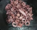 Foto langkah ke 3 dari resep Cumi Saus Tiram.