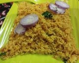 A picture of step 5 of Onion rice.