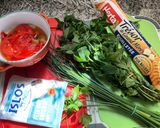 Une image de l'étape 1 de 🌶️Feuilleté poivrons 🫑 feta sauce 🍶yaourt grec 🍃🌱.