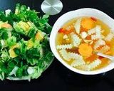 Hình bước làm 3 của món Bún cuốn quê hương