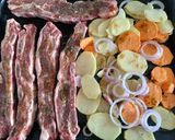 Foto del paso 3 de la receta: Asado al horno con chimichurri y verduras