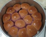 Foto langkah ke 8 dari resep Roti Sobek Ubi Ungu.