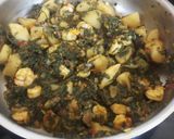 A picture of step 10 of Prawns in Methi with potatoes.